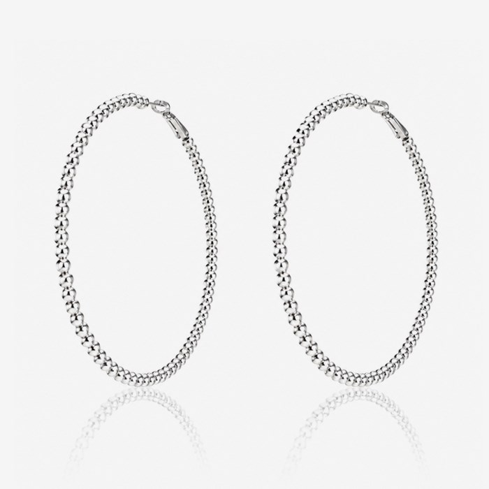 Серьги SH0998-1 "Кольца огромные из шариков" (Норвегия) SH0998-1