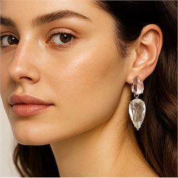 Серьги Асимметричный кристалл с900538-3