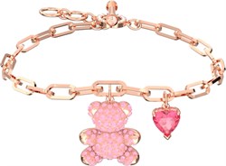 Браслет Розовый Мишка Swarovski 5642978 c кристаллами Swarovski 5642978