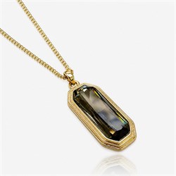 Колье SH-09688-3 "Кристалл хаки" SH-09688-