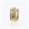 Кольцо Линии переплетенные объемные - фото 4678