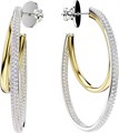 Серьги полукольца биколор Swarovski Hyperbola 5702400 5702400