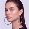 Серьги SH0998-1 "Кольца огромные из шариков" (Норвегия) SH0998-1